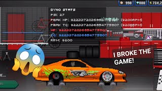 I Broke The Game In Pixel Car Racer! 9 Trillion HP, A mile in 0.167 Seconds! - Pixel Car Racer screenshot 4