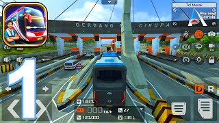 Bus Simulator Indonesia - Gameplay Part 1 Extreme Speed Bus Drive In Rainy Day BUSSID New Update screenshot 3