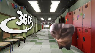 360° CHIPI CHIPI CHAPA CHAPA CAT - In YOUR School | 4K VR 360 Video screenshot 1