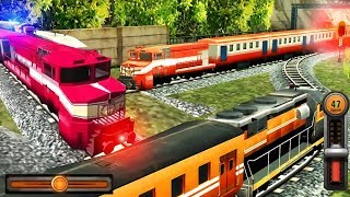 Train Racing Games 3D 2 Player - Railway Station Train Simulator - Android GamePlay screenshot 1