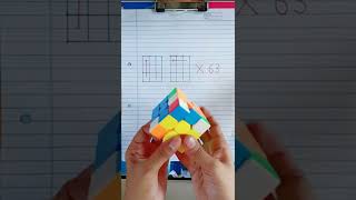 Rubik's Cube solving × 63 moves...#shorts #rubikscube #tricks screenshot 4
