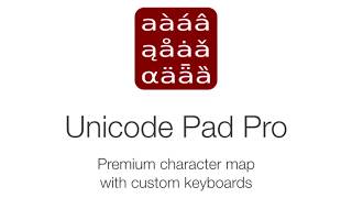 Unicode Pad Pro 12 with custom keyboards screenshot 5