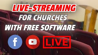 Facebook Live Streaming For Churches  - How To Live Stream With FREE Software screenshot 1