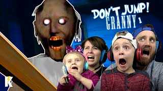 Try not to JUMP in GRANNY Horror Game Family Challenge! |  K-City GAMING screenshot 3