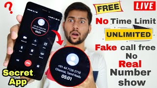 free Unlimited call to anybody | cyberplayer | fake call | fake number showing calls| free credits screenshot 4
