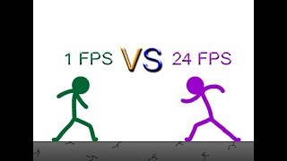 1 FPS VS 24 FPS Stickman Fight screenshot 3