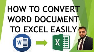 Tutorial on How to Convert Word Document to Excel screenshot 3