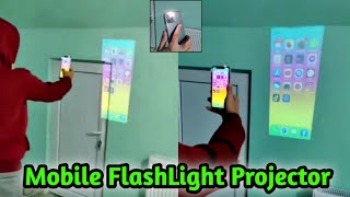 Mobile FlashLight Video Projector in any Mobile💯😱| FlashLight Hd video Projector app tutorial screenshot 5