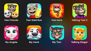 My Talking Tom Friends,Talking Tom Gold Run,Hero Dash,Talking Tom 2,My Angela,My Hank,My Tom,Ginger screenshot 3