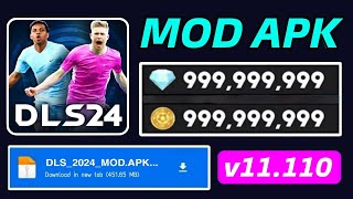 Dream League Soccer 2024 MOD APK v11.110 Gameplay - DLS 2024 MOD MENU APK (Infinity Diamonds Coins) screenshot 4