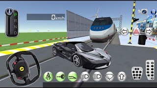 العاب سيارات - لعبة سيارات فيراري مقابل القطار السريع | car games screenshot 4