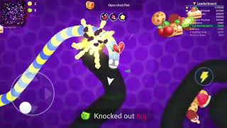 Snake vs Worms: Fun .io Zone gameplay 🐍 screenshot 2