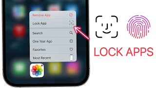 How to LOCK APPS on iPhone! (with Face ID & Passcode) screenshot 3
