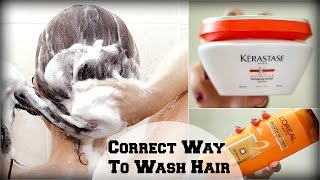 How To: Apply SHAMPOO & CONDITION HAIR Correctly | Hair Wash Routine For Thick / Healthy Hair screenshot 3