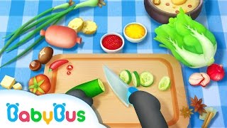 パンダのレストラン-BabyBus | お料理ごっこ | なりきりごっこランド | お仕事体験アプリ screenshot 1