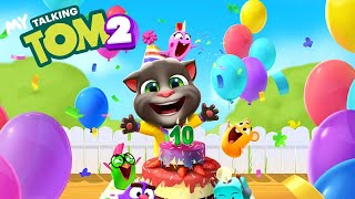 My Talking Tom 2 Special 10 Year Birthday with 100000 Free Gold Update Gameplay (Android,iOS) HD screenshot 5