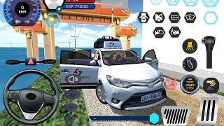 Car simulator Vietnam | Toyota Vios Vietnam Village Road Taxi Driving - Car Game Android Gameplay screenshot 2