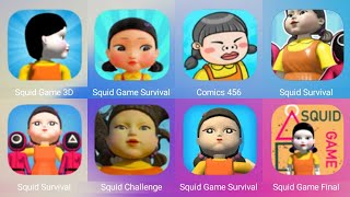 Squid Game 3D, Squid Game Survival 3D, Comics 456, Squid Survival Game, Squid Survival Challenge screenshot 4