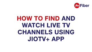How to Find and Watch Live TV Channels using JioTV+ App - Reliance Jio screenshot 2