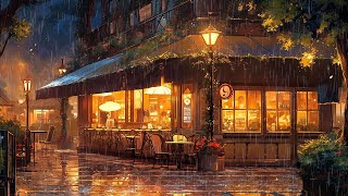 Cozy Autumn Coffee Shop 🌧️ Fall Lofi 2023 🌧️ Rainy Lofi With Rain Sounds To Make You Feel Peaceful screenshot 1