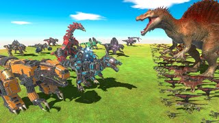 Dinosaurs War - Robot Rex Attack | Animal Revolt Battle Simulator screenshot 3