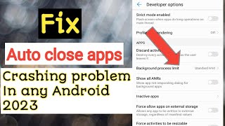 How to fix auto close apps | apps automatically closing suddenly on android | screenshot 4