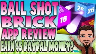 BALL SHOT BRICK - SHOOTING BALL CHALLENGE APP REVIEW | EARN $5 PAYPAL MONEY? | KUMITA $5 SA PAYPAL? screenshot 2