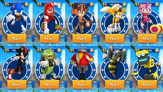 Sonic Dash 2: Sonic Boom - All Characters Unlocked - NEw Chracter Vector the Crocodile Gameplay screenshot 4