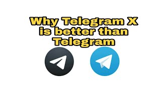 Telegram X | Why Telegram X is better than Telegram | Simple compare screenshot 2