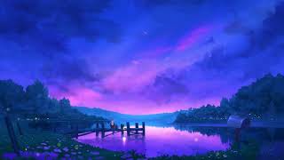 4K Anime Purple Evening Sky - Relaxing Live Wallpaper - 1 Hour Screensaver - Infinite Loop ! screenshot 2